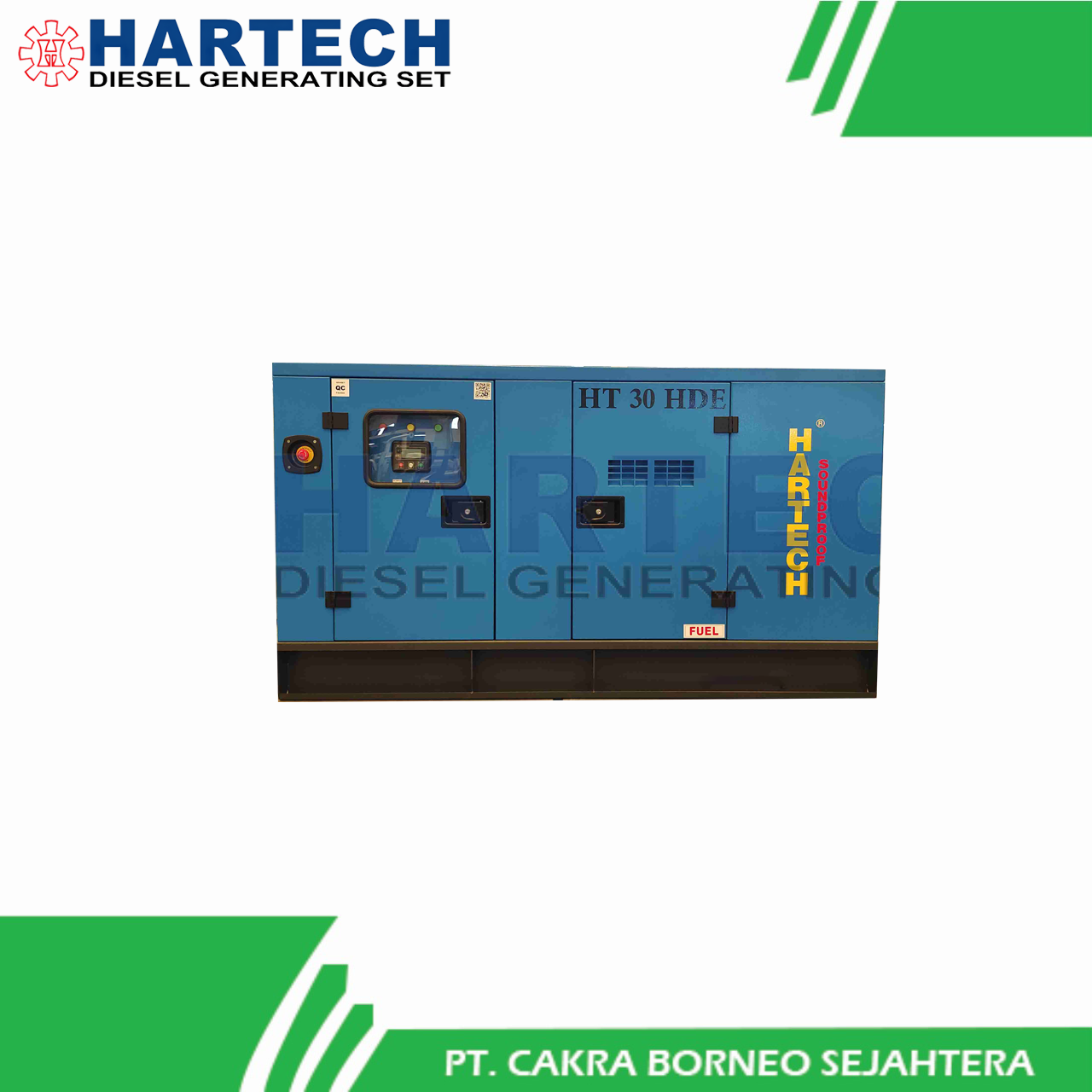 Generator Silent HT 30 HDE HARTECH HTG184G - Termasuk Pemasangan